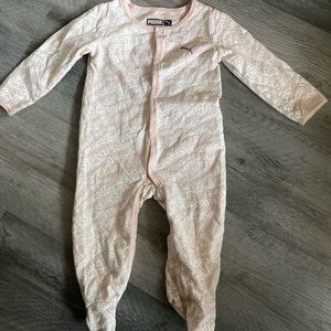 Baby girl puma footie